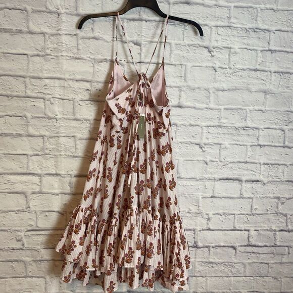 J.Crew NWT Soft Gauze Cottagecore Boho All Over Floral Print Tiered Beach Dress - Picture 6 of 11